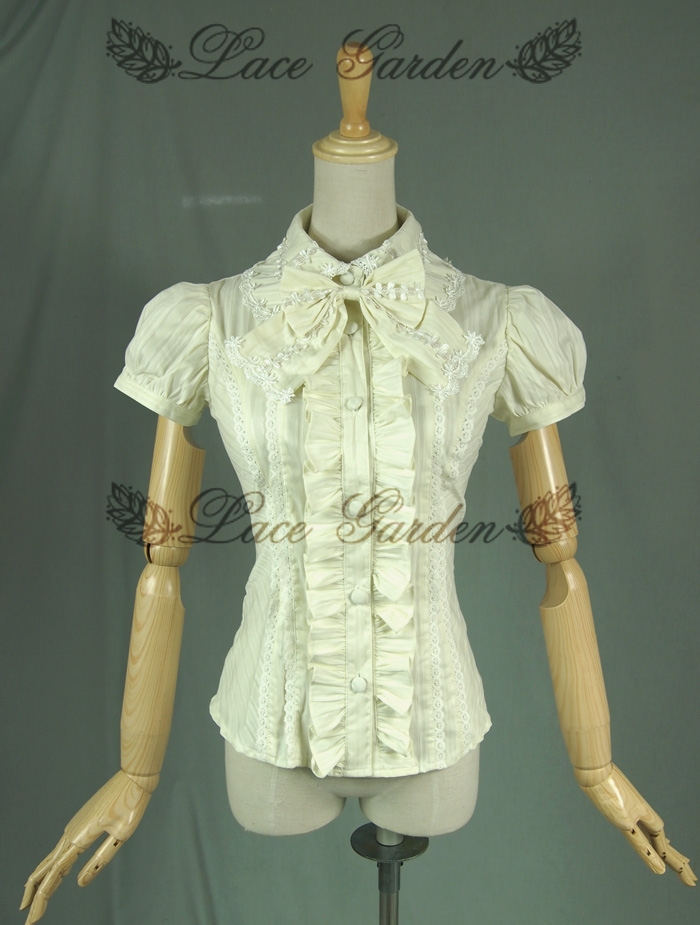 Ivory Short Sleeves Sweet Lolita Blouse