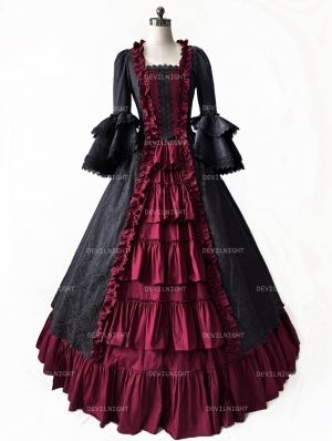 Gothic Victorian Dresses,Gothic Ball Gowns,Victorian Fashion at