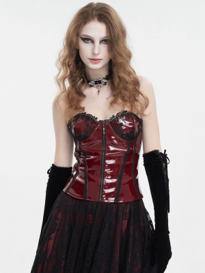 Womens Gothic Corsets Dress New Women Medieval Strapless Bustier
