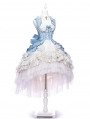 Ripalbella Blue Ruffle Tiered Wedding Classic Lolita JSK Dress Set