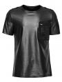 Black Gothic Punk Techwear Short Sleeve T-Shirt for Men