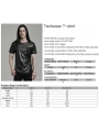 Black Gothic Punk Techwear Short Sleeve T-Shirt for Men