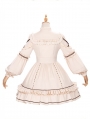 Ivory Shepherdess Long Sleeves Multi-Layer Ruffle Classic Lolita OP Dress