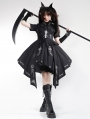 Black Thorns Embroidery Military Uniform Gothic Lolita OP Dress