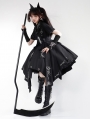 Black Thorns Embroidery Military Uniform Gothic Lolita OP Dress