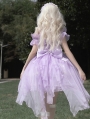 Purple Fantasy Ruffle Bowknot Elegant Sweet Lolita JSK Dress