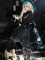 Black Halloween Witch Punk Spider Embroidery Gothic Lolita OP Dress