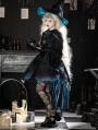 Black Halloween Witch Punk Spider Embroidery Gothic Lolita OP Dress