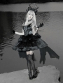 The Black Goat Of The Woods Dark Elegant Gothic Lolita JSK Dress Set