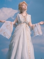 White Twilight Of The Gods Embroidery Classic Lolita JSK Dress Set