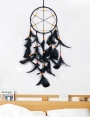 Black Pumpkin Feather Dream Catcher Hanging Wind Chime