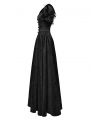 Black Gothic Retro jacquard Victorian Princess Dress