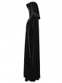 Black Gothic Gorgeous Velvet Hooded Lapel Cloak for Women