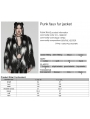 Black and White Gothic Leopard Print Lined Faux Fur Jacket for Women