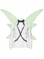 Fluorescent Green Punk Gothic Butterfly Wings Harness