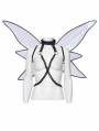 Iridescent Black Punk Gothic Butterfly Wings Harness