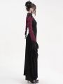 Retro Gothic Lace Embossed Velvet Shrug Cape for Women