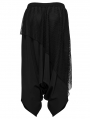 Black Gothic Dark Punk Drop Crotch Loose Pants for Men