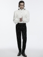 Black Gothic Gorgeous Palace Velvet Suit Pants for Men