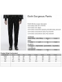 Black Gothic Gorgeous Palace Velvet Suit Pants for Men