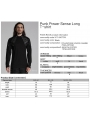 Black Gothic Punk Faux Leather Spliced Knitted T-Shirt for Men