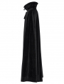 Black and Red Gothic Bat Collar Dark Night Count's Long Cloak