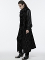 Black Gothic Stand Collar Gorgeous Sleeveless Jacket for Men