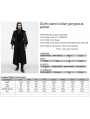 Black Gothic Stand Collar Gorgeous Sleeveless Jacket for Men