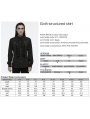 Black Gothic Lace Up Front Skeleton Structured Shirt for Men