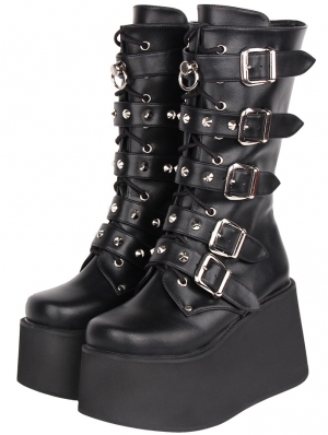 Gothic Shoes Gothic Boots Womens Goth Punk Shoes Devilnight