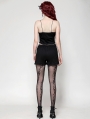 Black Gothic Sexy Lace Camisole Top for Women