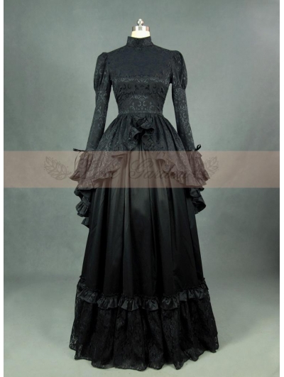 long black victorian dress