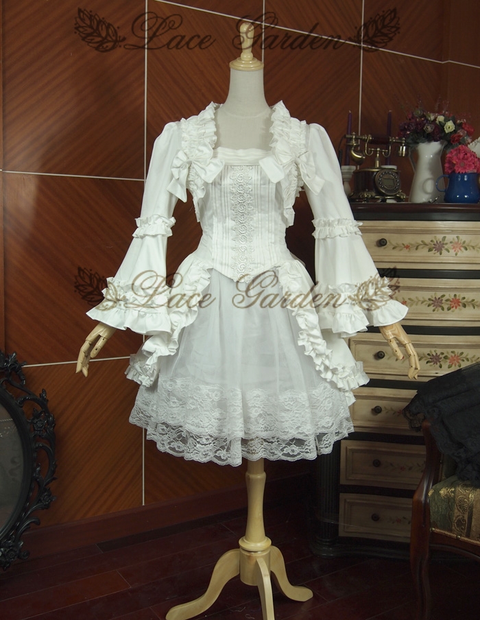 White Long Sleeves Sweet Lolita Suit