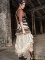 Lace High-Low Steampunk Skirt