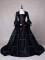 Black Masked Ball Gothic Victorian Costume Dress