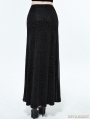 Black Gothic Sexy Cross Long Skirt for Women