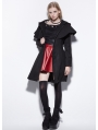 Black Gothic Elf Worsted Jacket for Women