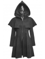 Black Gothic Elf Worsted Jacket for Women