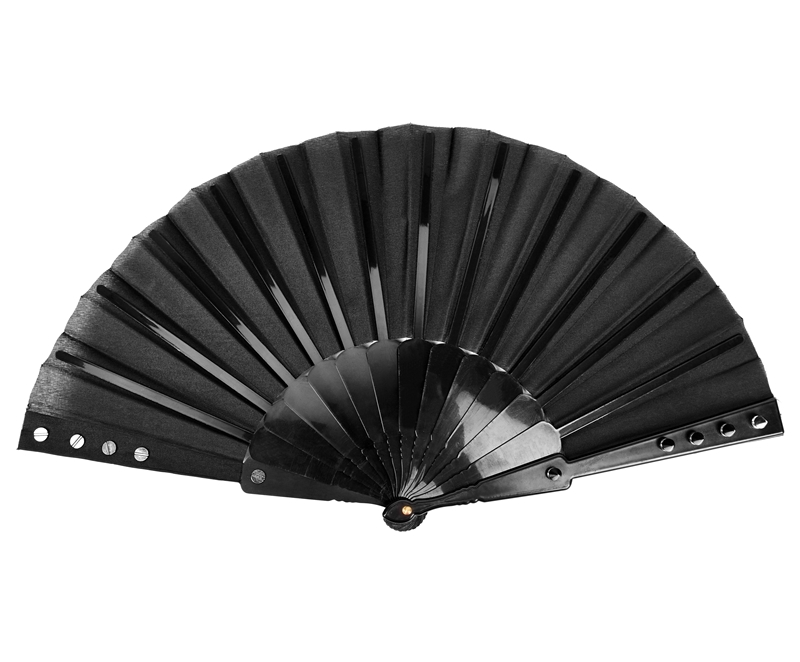 Gothic Punk Fabric Rivet Fan