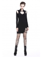 Black Sexy Gothic Short Nightclub Dress