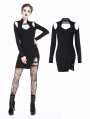 Black Sexy Gothic Short Nightclub Dress