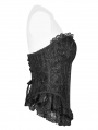 Black Gothic Lolita Lace Elf Corset