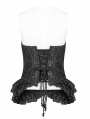 Black Gothic Lolita Lace Elf Corset