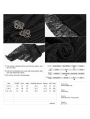 Black Gothic Woolen Long Hooded Cardigan for Women