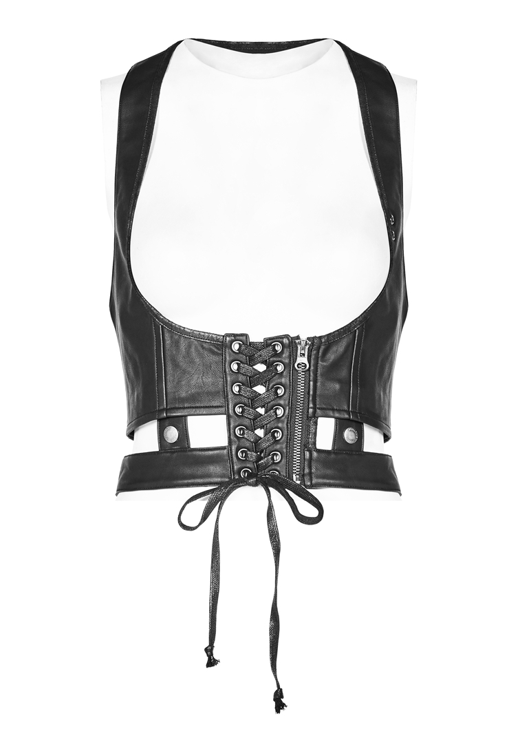 Black Gothic Punk Harness Accessories