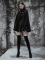 Fashion Street Gothic Dark Velvet Embroidered Cloak Jacket for Women