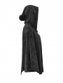 Fashion Street Gothic Dark Velvet Embroidered Cloak Jacket for Women