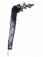 Black Gothic Flower Lace Sleeve for Women