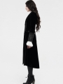 Black Retro Noble Gothic Vampire Coat for Women