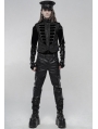 Black Gorgeous Retro Gothic Vest for Men